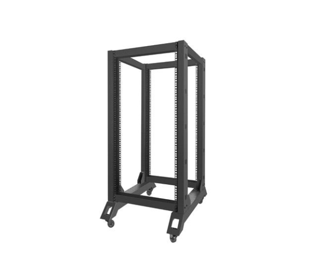 LANBERG Stojąca 19" 22U 600x800mm Open Rack (czarna) - 455667 - zdjęcie